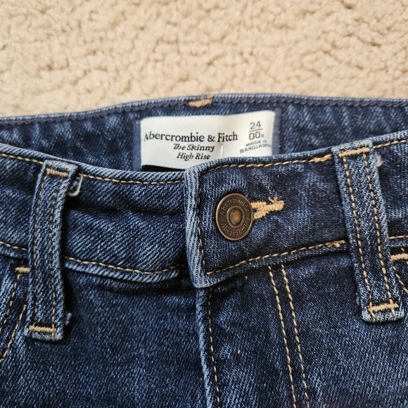 Abercrombie & Fitch high-rise skinny 00R/24 - Picture 5 of 8